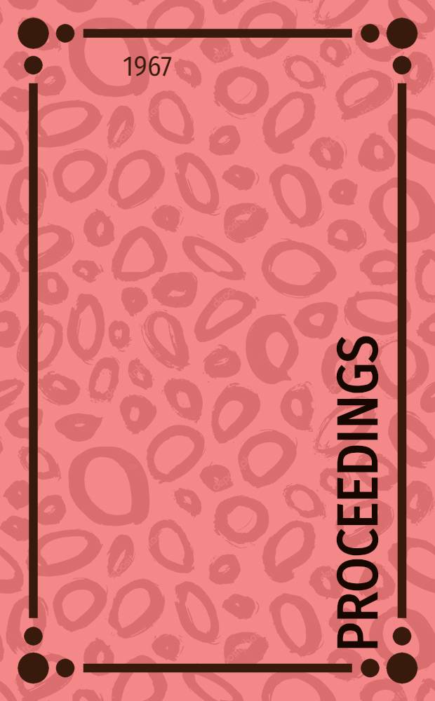 [Proceedings]