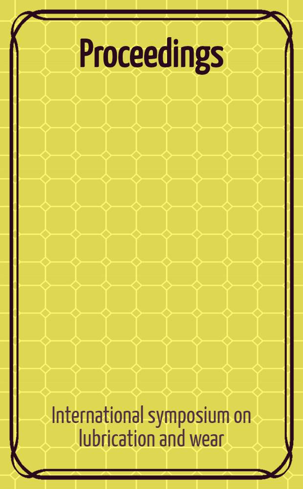 Proceedings