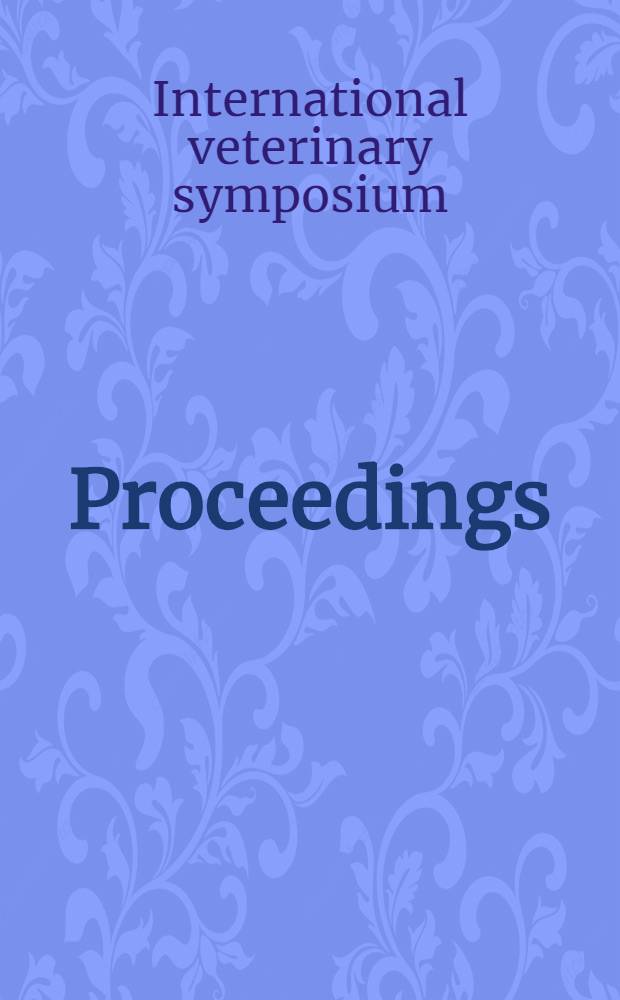 [Proceedings]