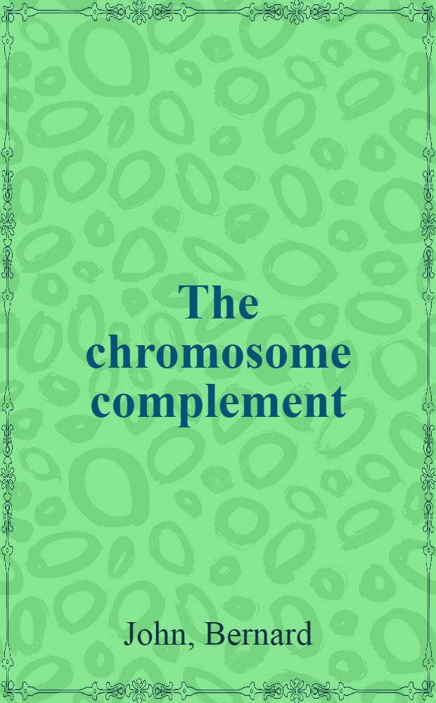 The chromosome complement