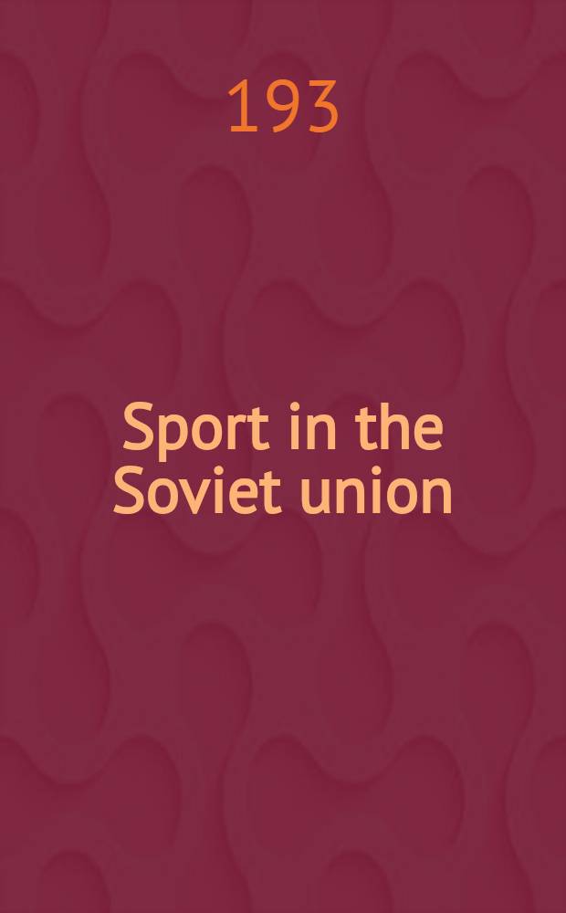 Sport in the Soviet union