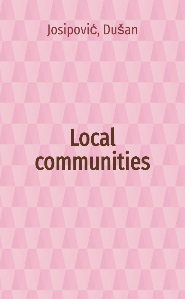 Local communities