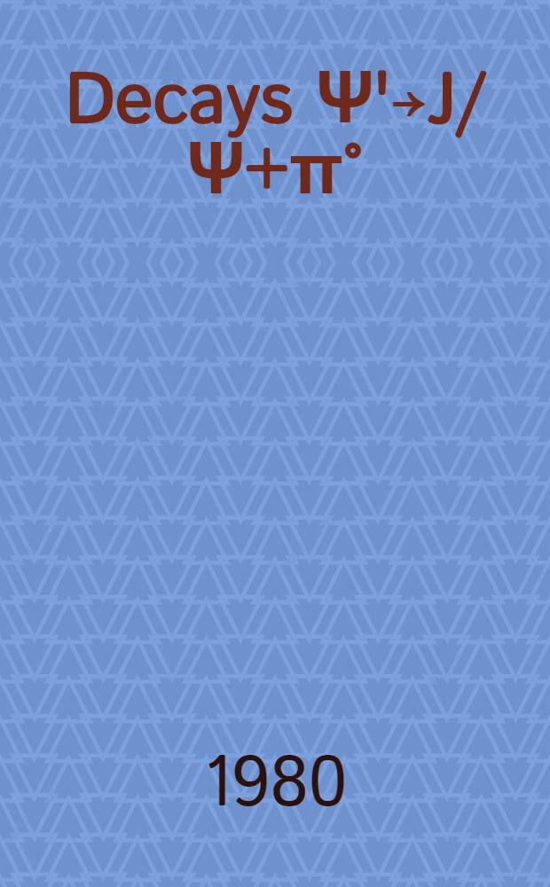 Decays Ψ'→J/Ψ+π°(η) and quark masses