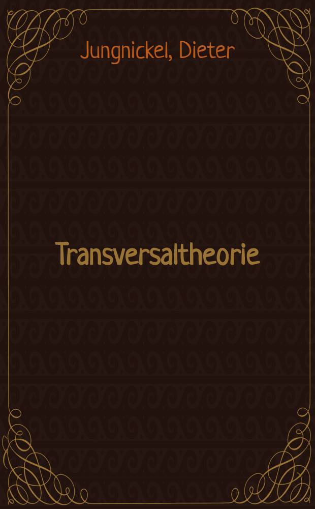 Transversaltheorie
