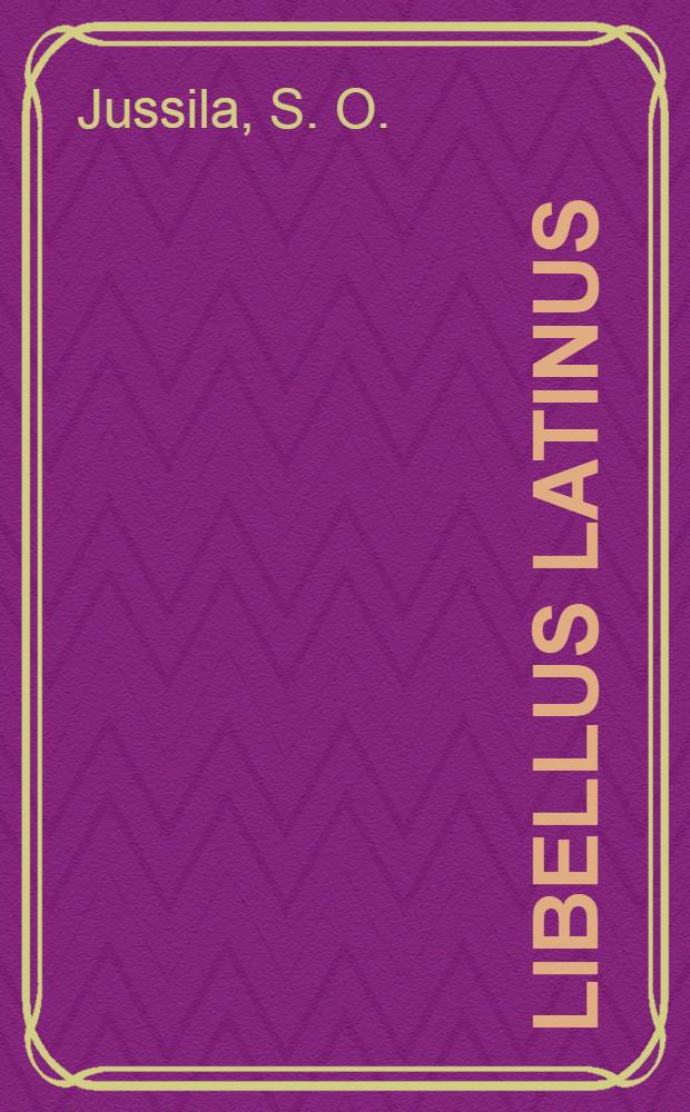 Libellus latinus
