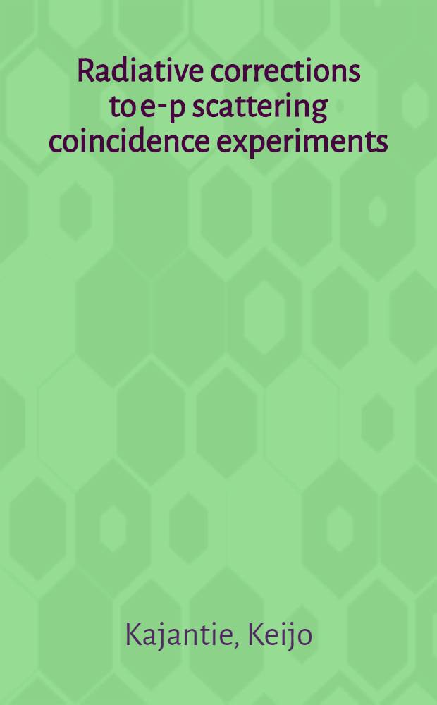 Radiative corrections to e-p scattering coincidence experiments