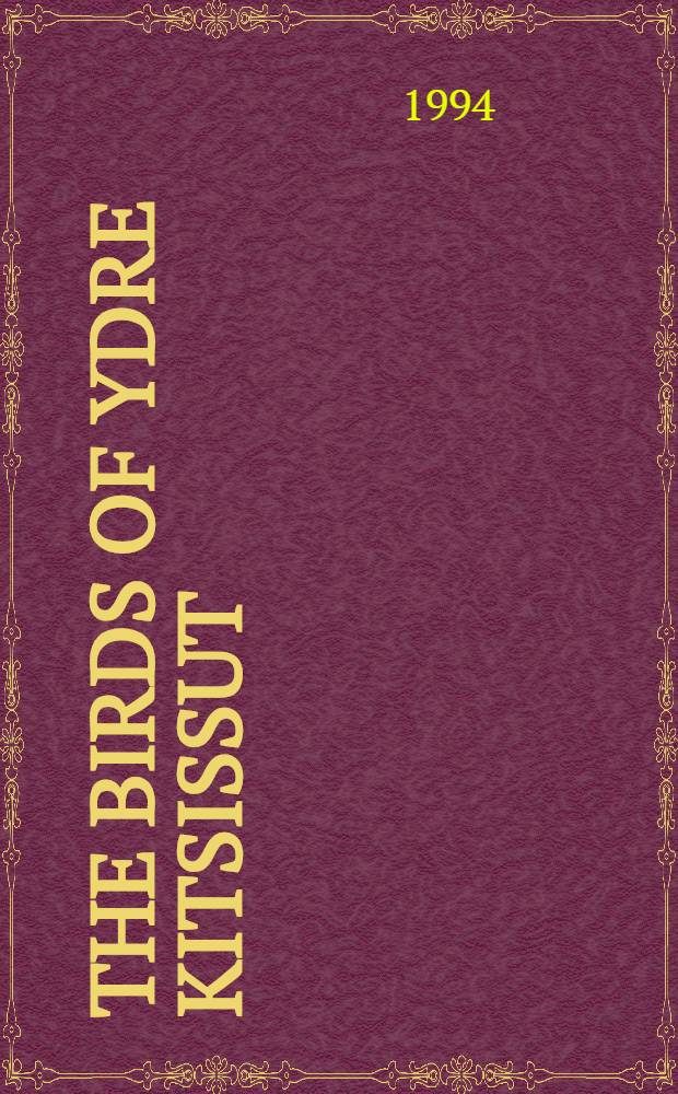 The birds of Ydre Kitsissut (Kitsissut (Kitsissut Avalliit), Southwest Greenland