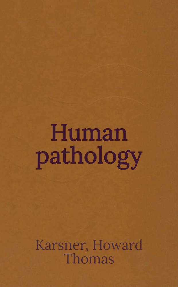 Human pathology