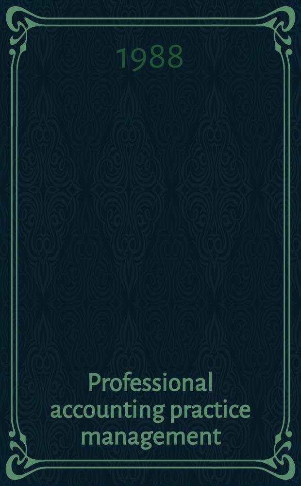 Professional accounting practice management