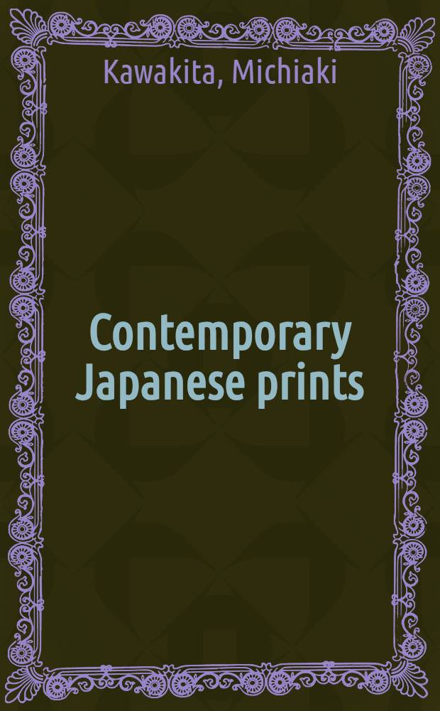 Contemporary Japanese prints : Album