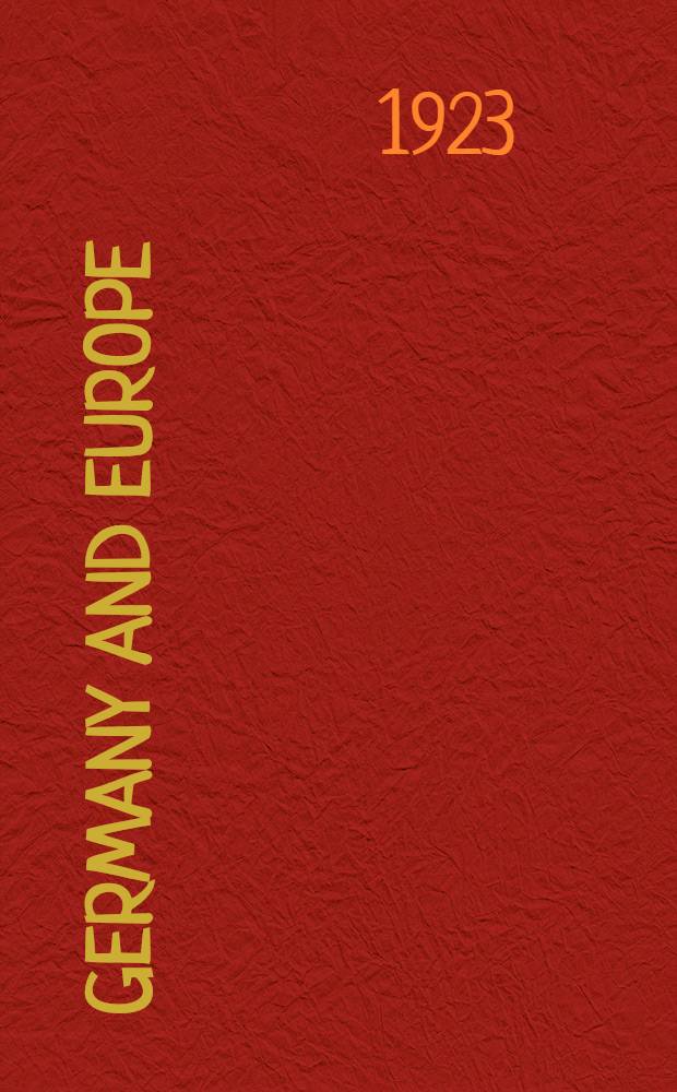 Germany and Europe