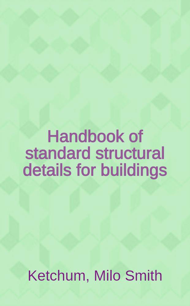 Handbook of standard structural details for buildings
