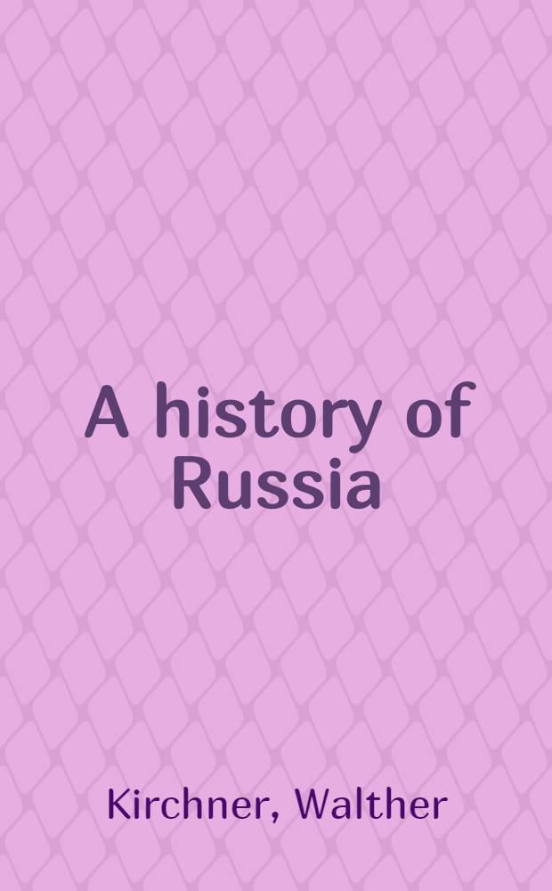 A history of Russia