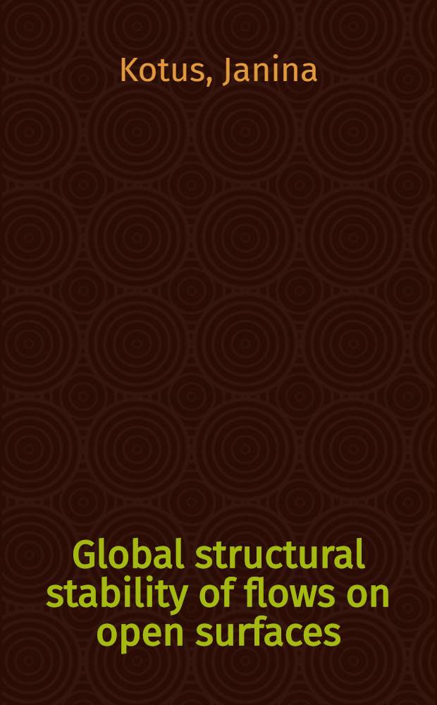 Global structural stability of flows on open surfaces