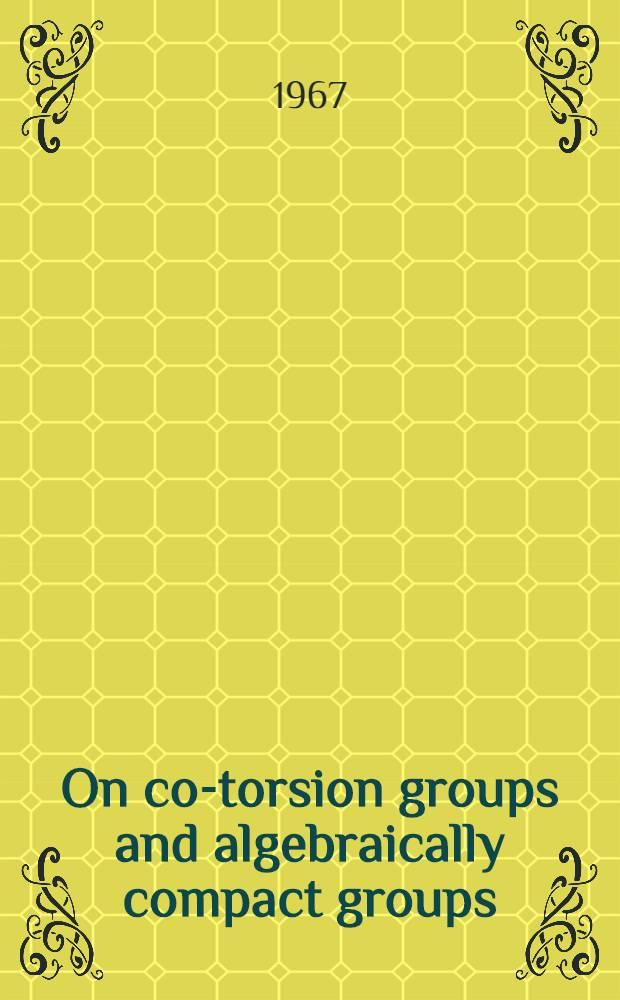 On co-torsion groups and algebraically compact groups