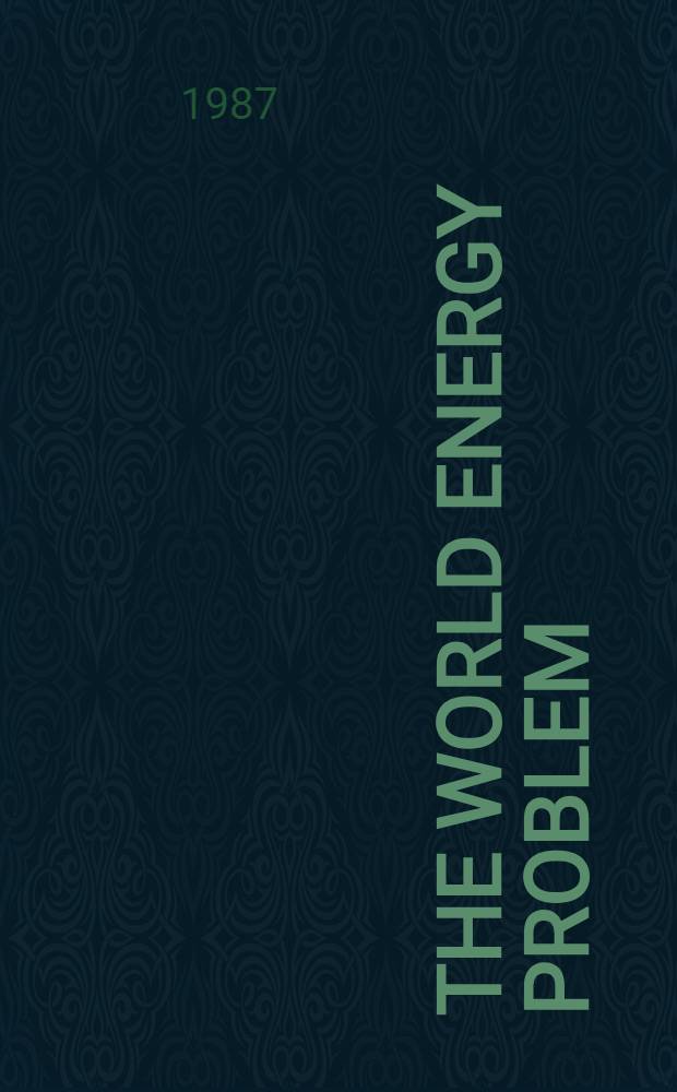 The world energy problem