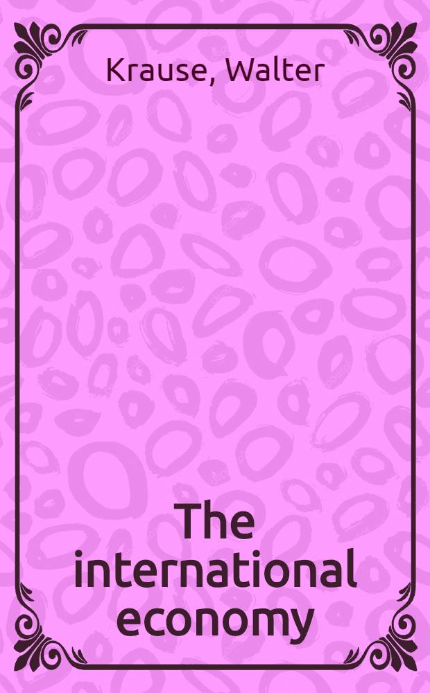 The international economy