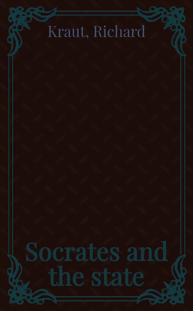 Socrates and the state