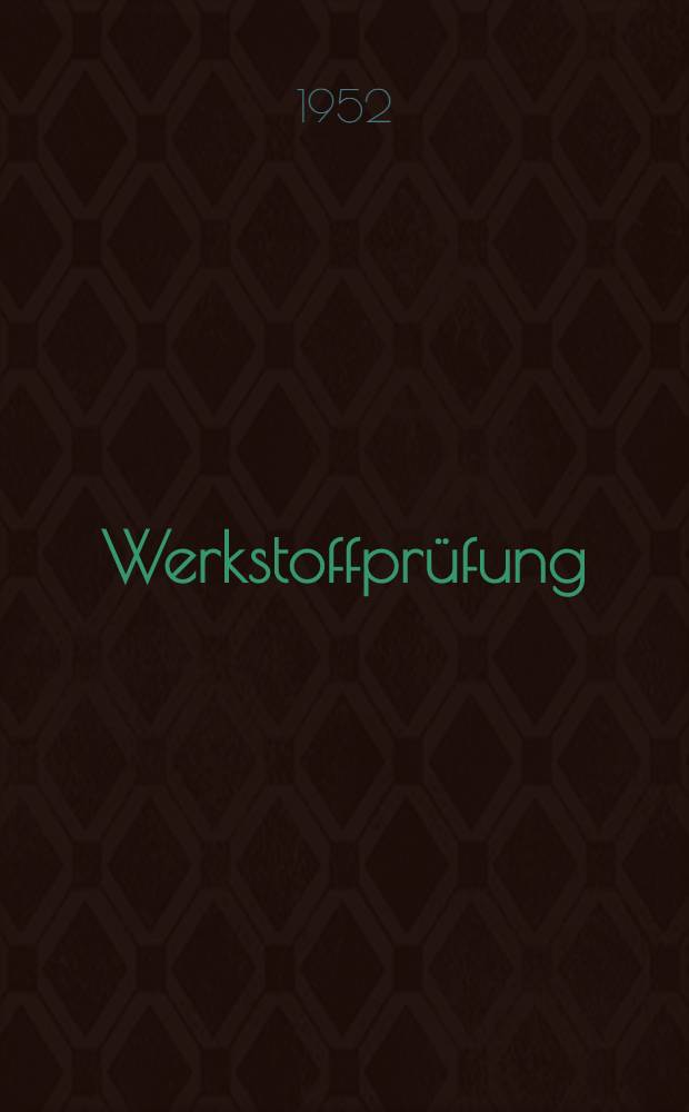 Werkstoffprüfung