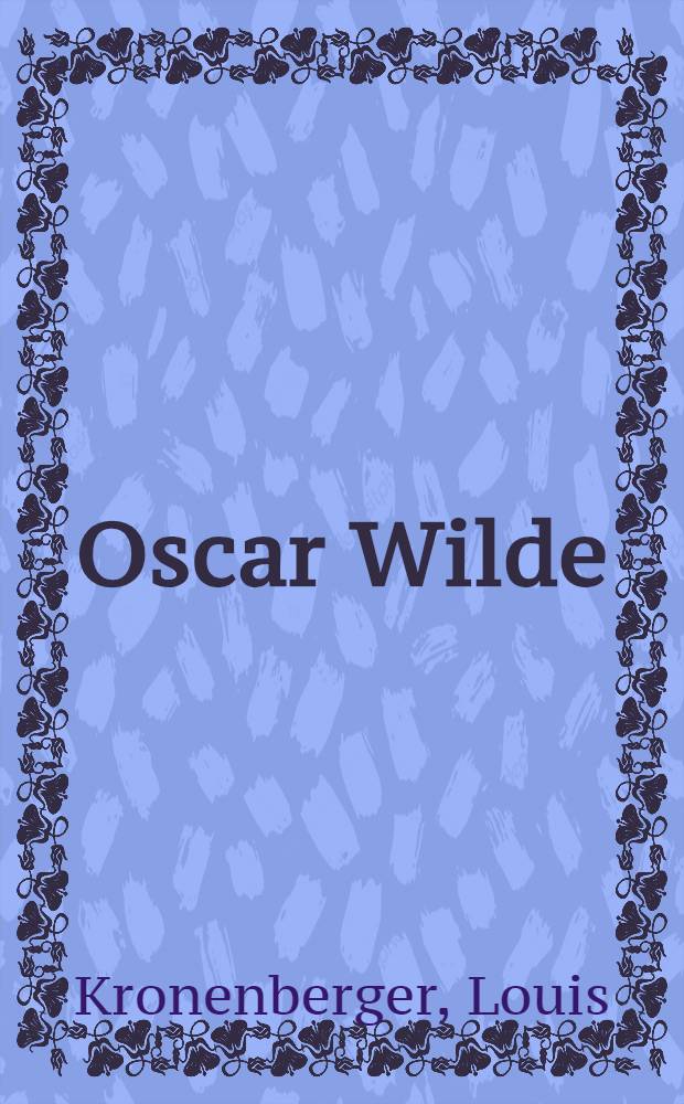 Oscar Wilde