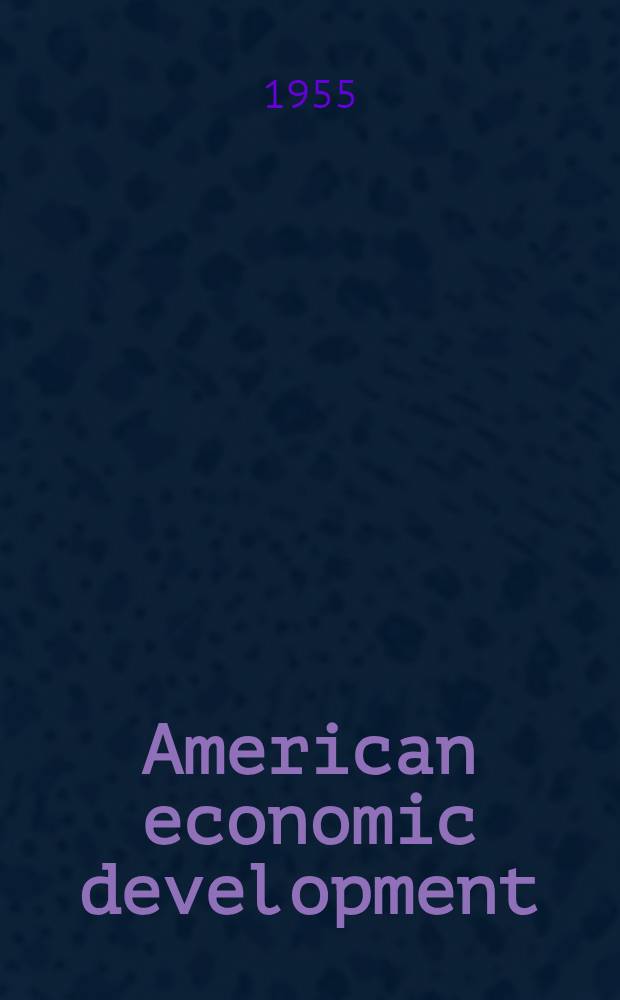 American economic development