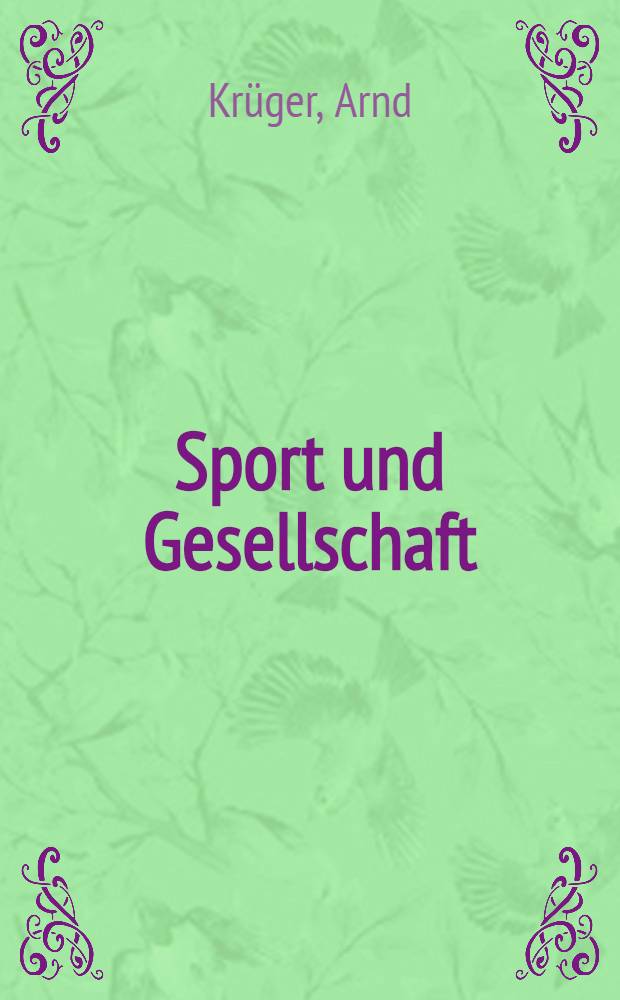 Sport und Gesellschaft
