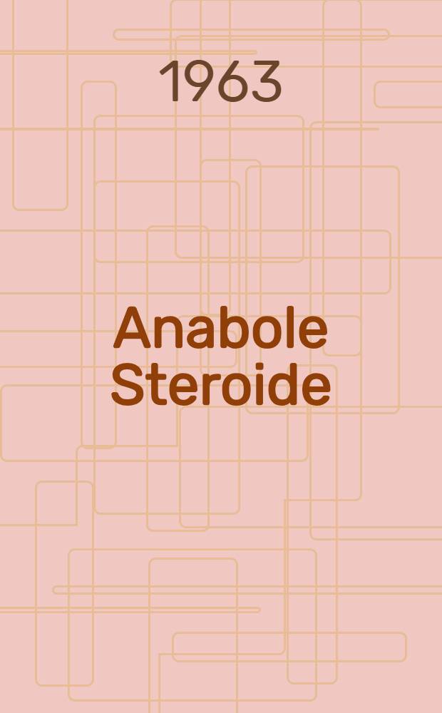 Anabole Steroide