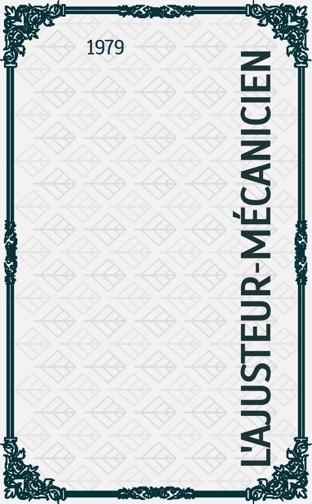 L'ajusteur-m&eacute;canicien