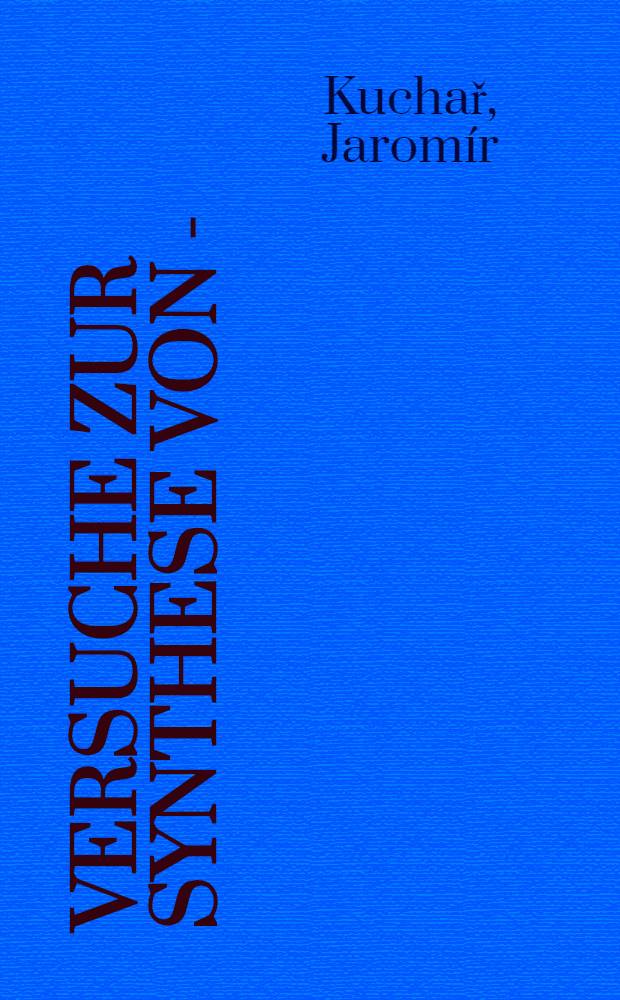 Versuche zur Synthese von 2-(2-Acetamido-2-dicarbäthoxy-äthyl)-4-(2-aminoäthyl)-anisol : Inaug.-Diss. ... der ... Math.-naturw. Fak. der ... Univ. zu Bonn