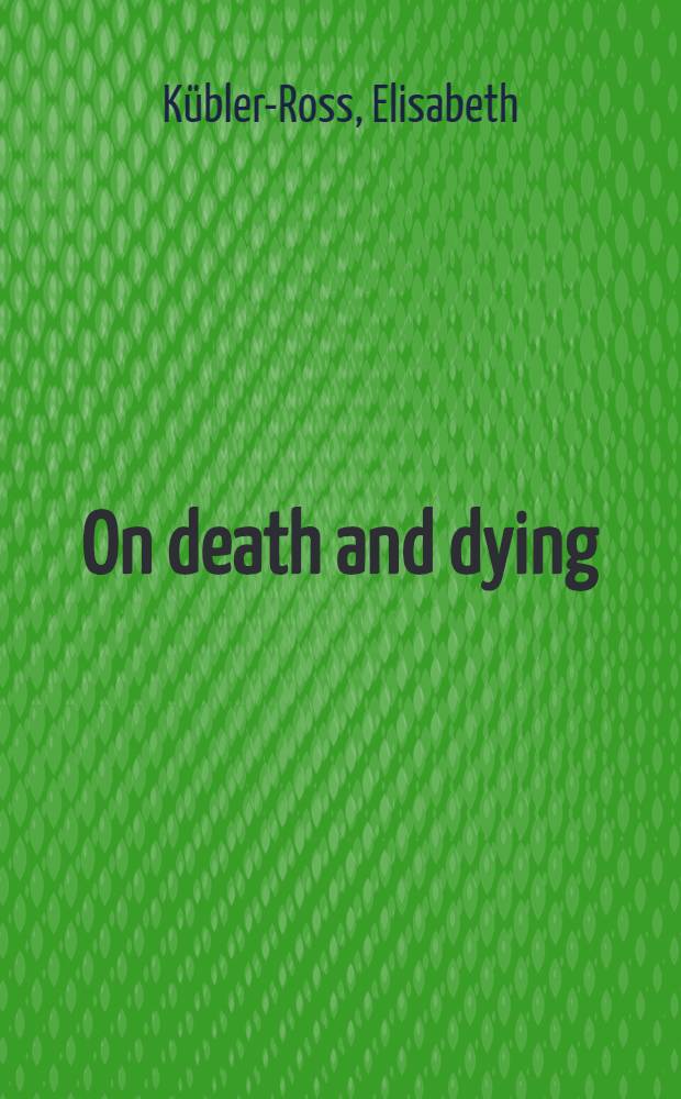 On death and dying