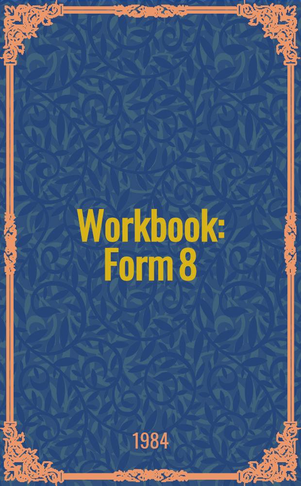 Workbook : Form 8