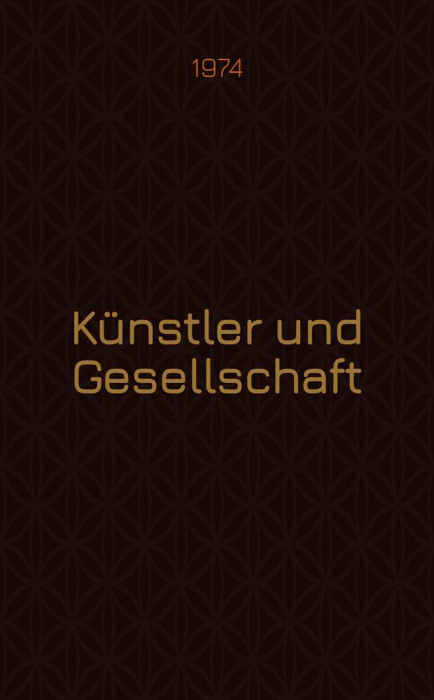Künstler und Gesellschaft