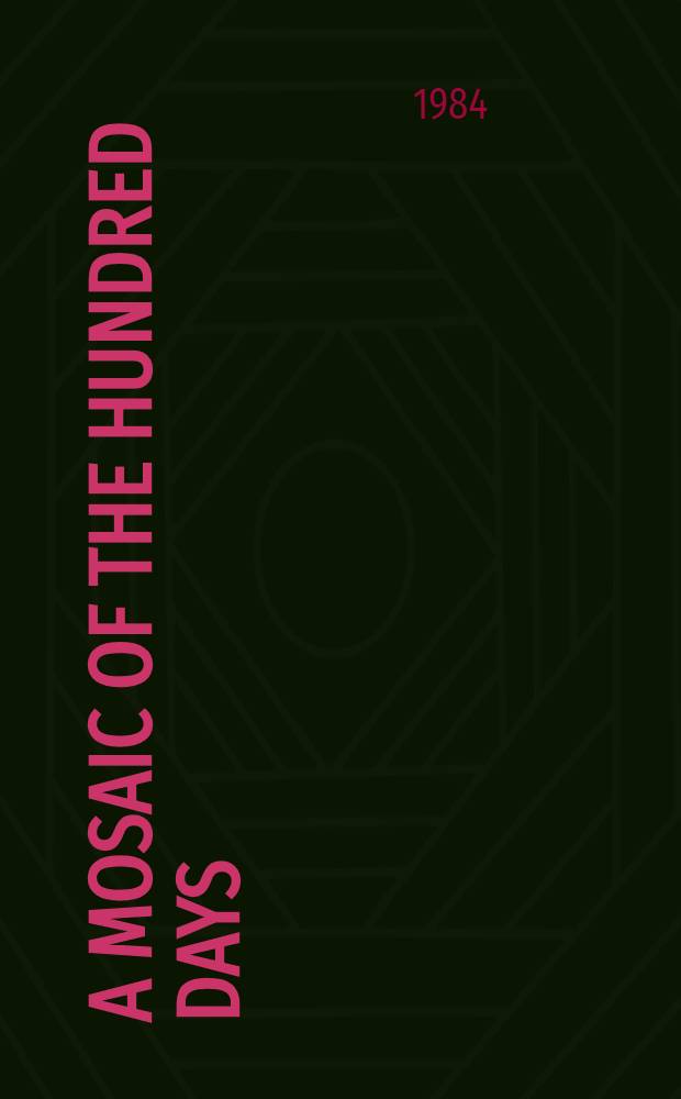 A mosaic of the hundred days : Personalities, politics, and ideas of 1898