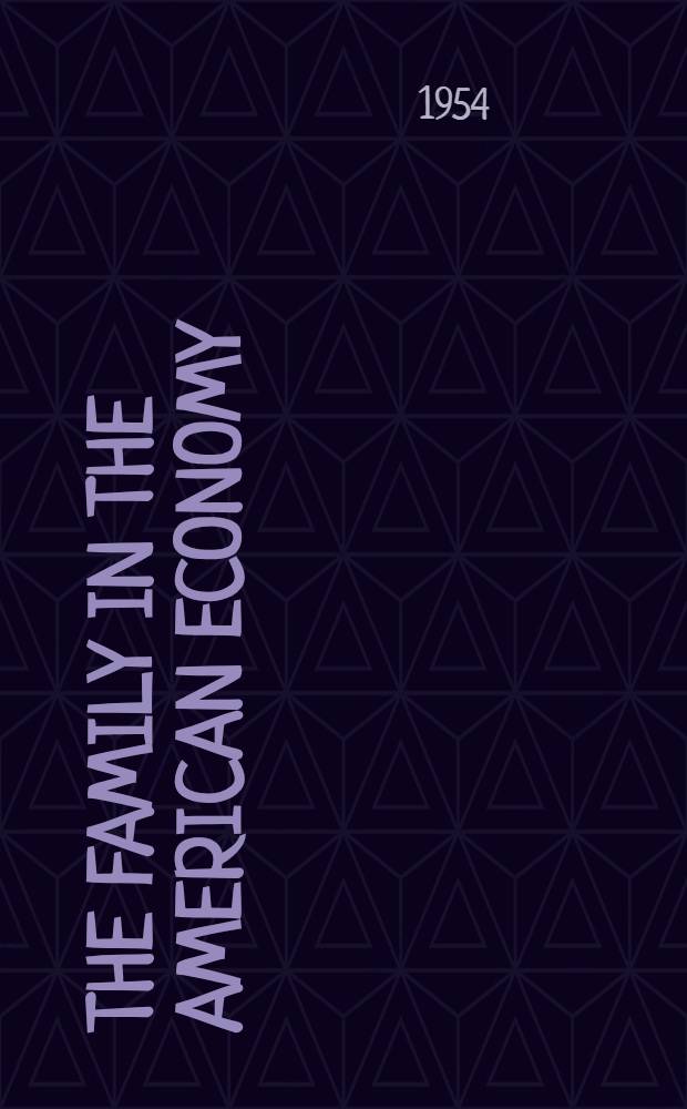 The family in the American economy