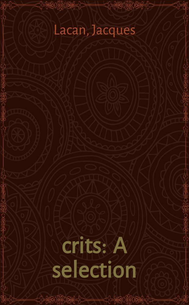 Écrits : A selection