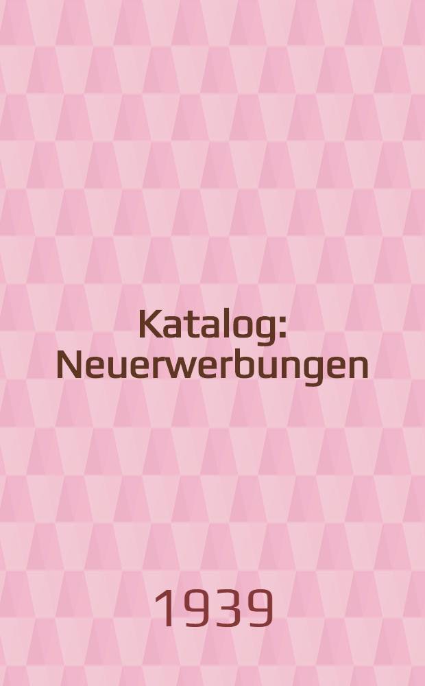 Katalog : Neuerwerbungen