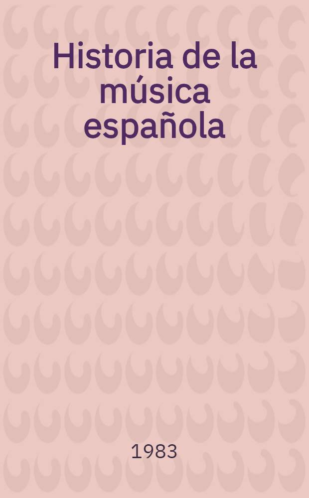 Historia de la música española