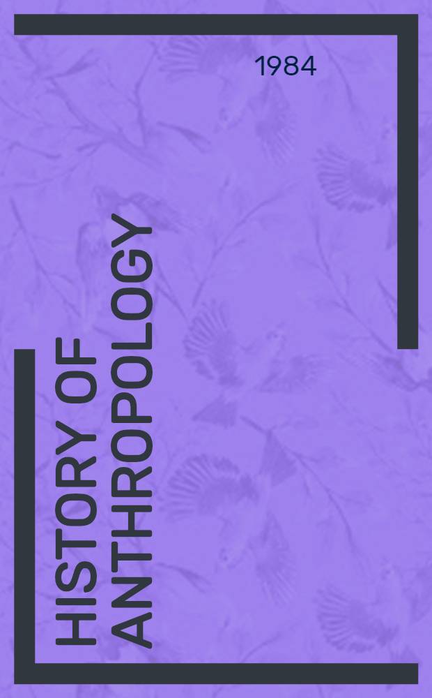 History of anthropology