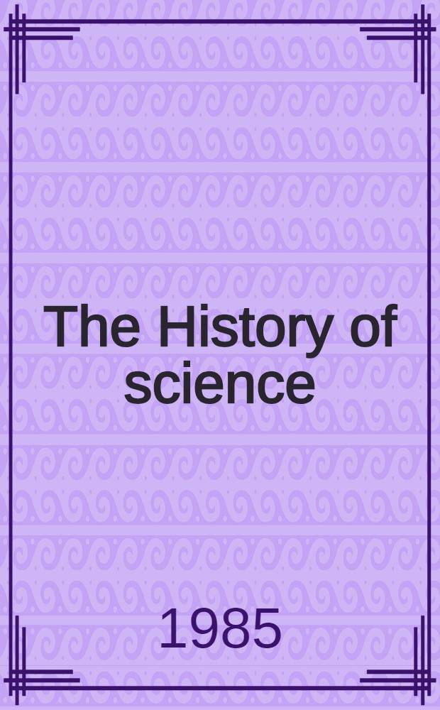 The History of science : Sov. research. Vol. 2