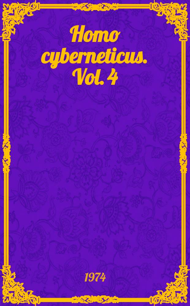 Homo cyberneticus. Vol. 4 : Artificial psychology and generative micro-sociology