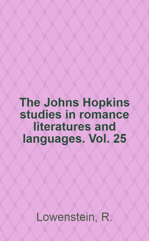 The Johns Hopkins studies in romance literatures and languages. Vol. 25 : Voltaire as an historian of seventeenth century French drama