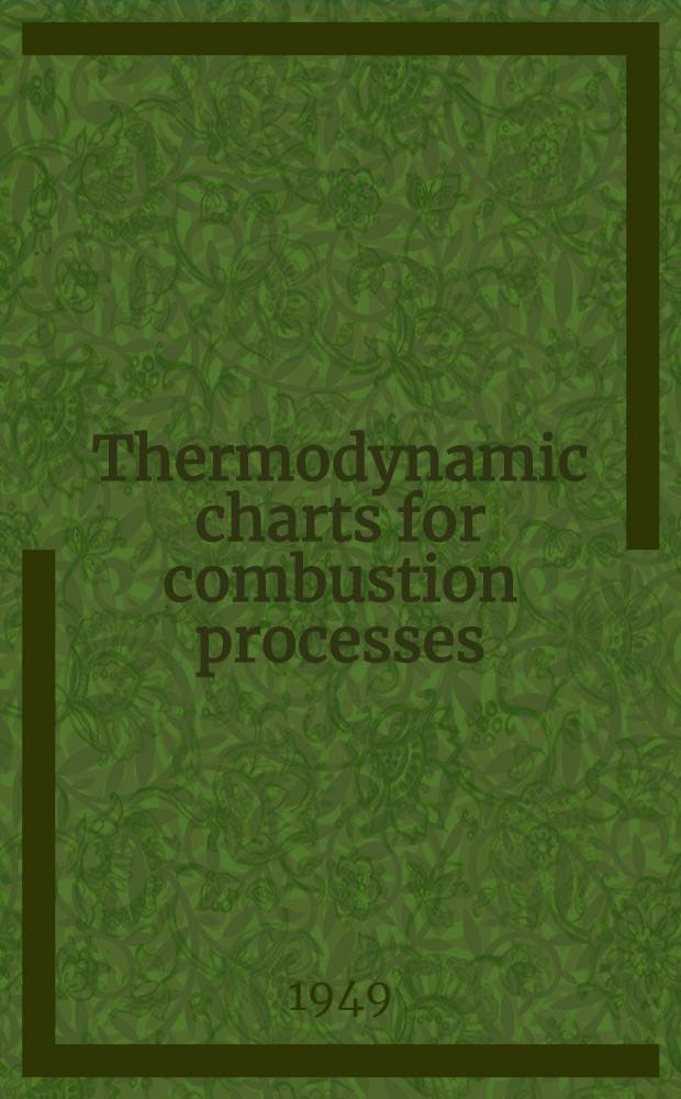 Thermodynamic charts for combustion processes
