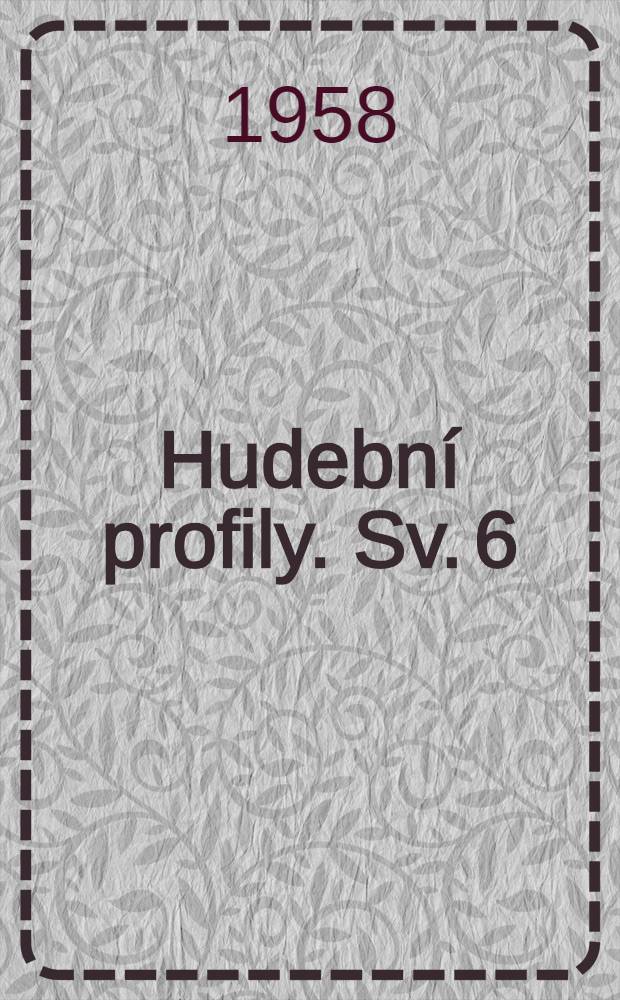 Hudební profily. Sv. 6 : Claude Debussy