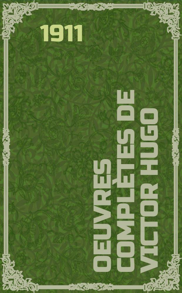 Oeuvres complètes de Victor Hugo : Roman. 7 : Les travailleurs de la mer