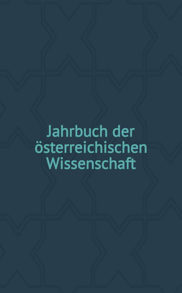 Jahrbuch der österreichischen Wissenschaft