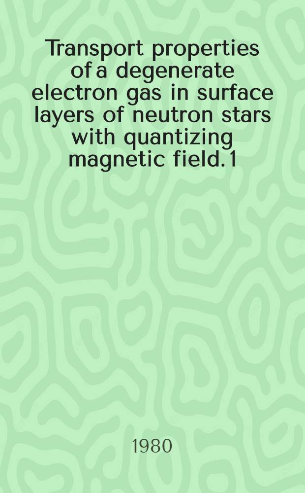 Transport properties of a degenerate electron gas in surface layers of neutron stars with quantizing magnetic field. 1 : Longitudinal case
