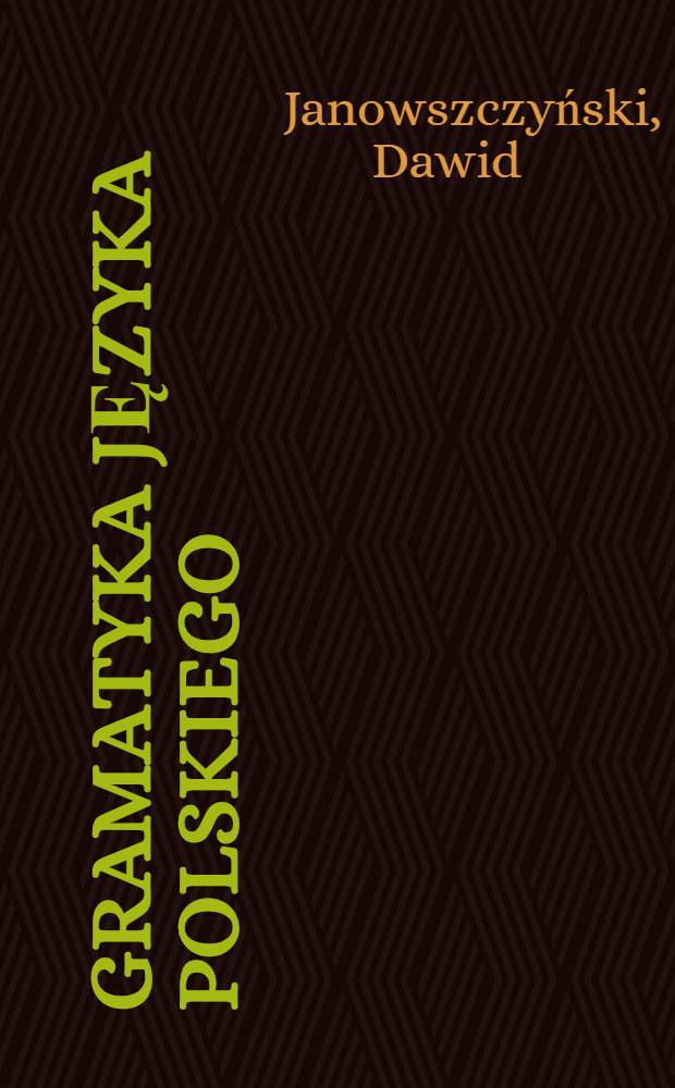 Gramatyka języka polskiego