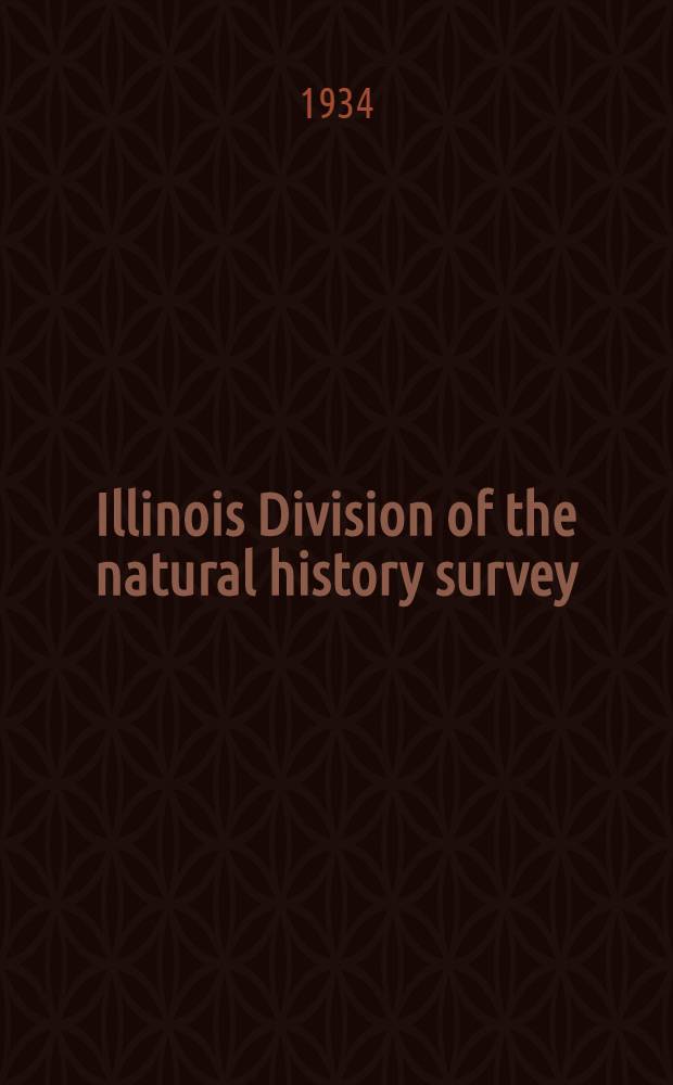 Illinois Division of the natural history survey : Bulletin