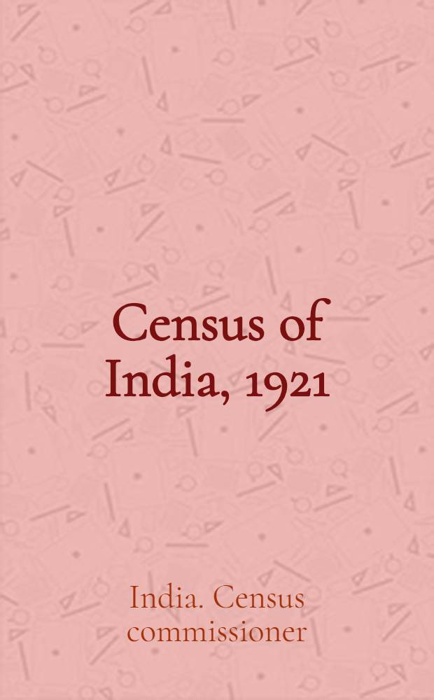 Census of India, 1921