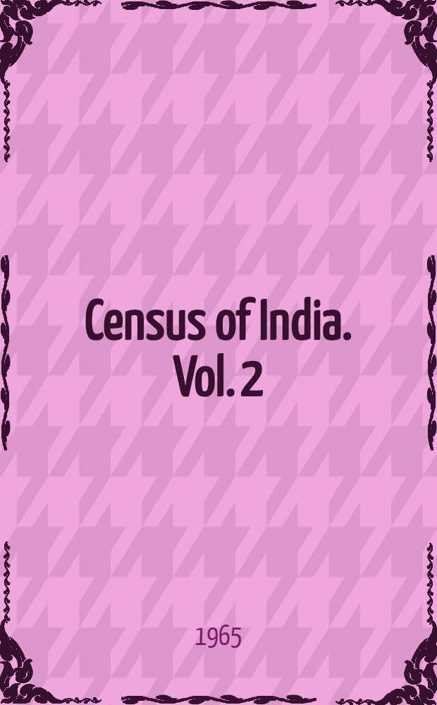 Census of India. Vol. 2 : Andhra Pradesh